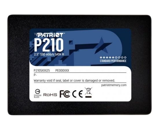 SSD Patriot P210 128 GB 2.5" SATA III (P210S128G25    )