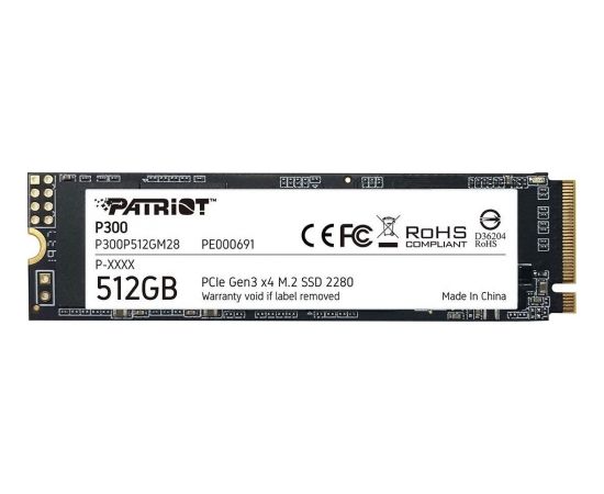 SSD Patriot P300 512 GB M.2 2280 PCI-E x4 (P300P512GM28)