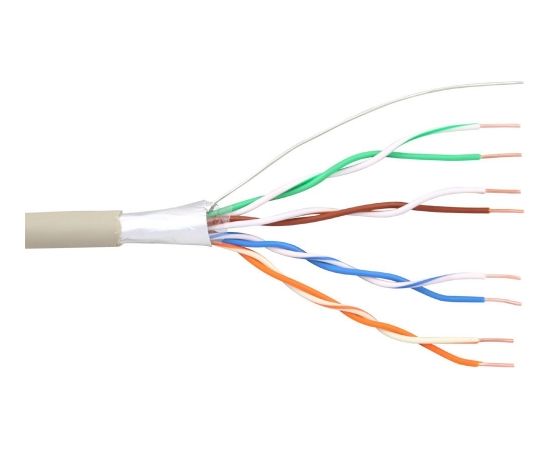 InLine Kabel tefoniczny instalacyjny 4x2x0.6mm ekranowany, 100m (69987)