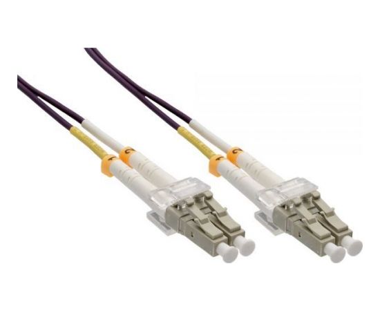 InLine Patchcord światłowodowy LC/LC, 50/125µm, OM4 1m (88541P)