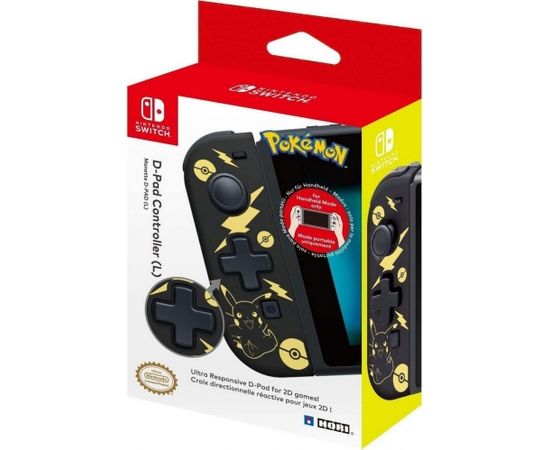 HORI D-Pad Controller (L) - Pikachu Black Gold Edition (Switch)