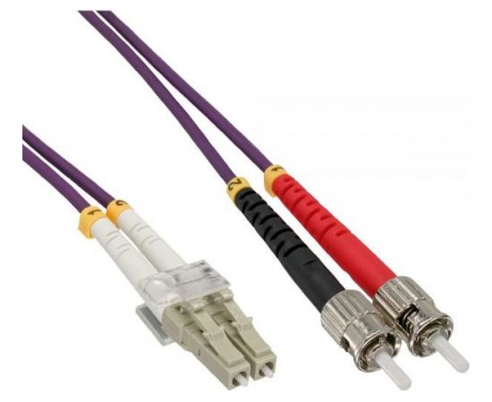 InLine Patchcord światłowodowy LC/ST 50/125µm OM4 25m (88518P)