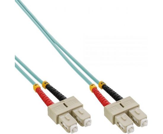 InLine Patchcord światłowodowy SC/SC, 50/125µm, OM3 0.5m (83555O)