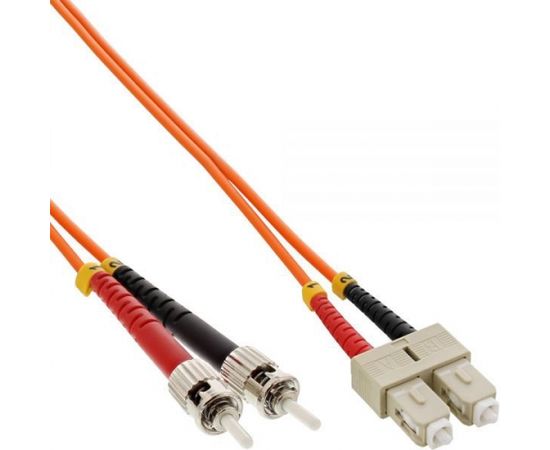 InLine Patchcord światłowodowy SC/ST, 50/125µm, OM2, 0.5m (82504)