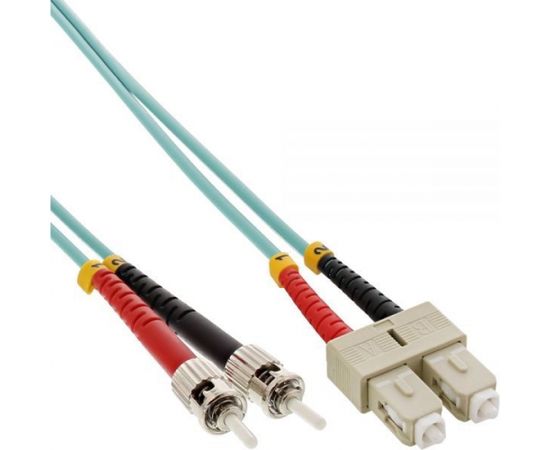 InLine Patchcord światłowodowy SC/ST, 50/125µm, OM3 0.5m (82504O)