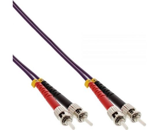 InLine Patchcord światłowodowy ST/ST, 50/125µm, OM4 10m (81510P)