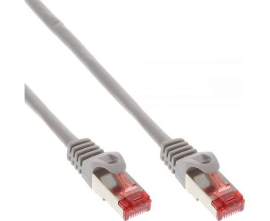 InLine Patchcord S/FTP, PiMF, Cat.6, 250MHz, halogen free, szary 15m (76915)