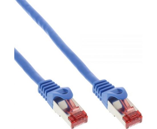 InLine Patchcord S/FTP, PiMF, Cat.6, 250MHz, PVC, niebieski 50m (76455B)