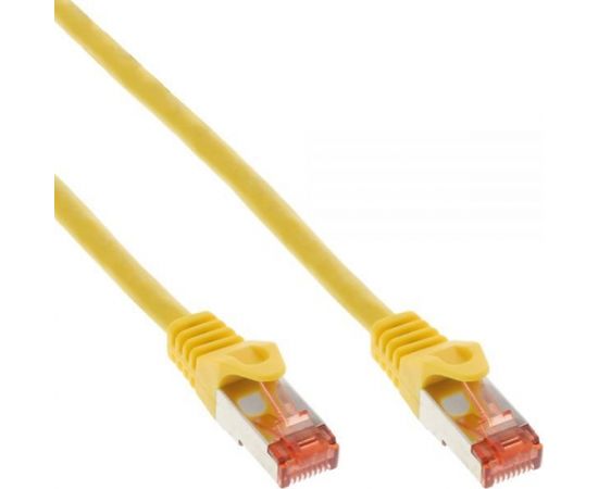 InLine Patchcord S/FTP, PiMF, Cat.6, 250MHz, PVC, CCA, żółty 10m (76110Y)