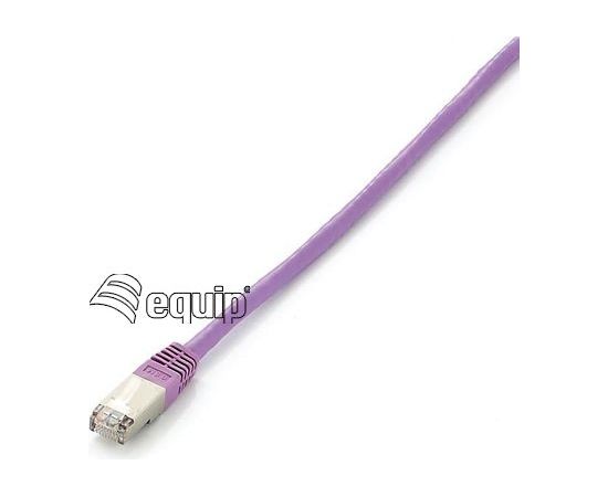 Equip Patchcord Cat6a, S/FTP, 5m, różowy (605654)