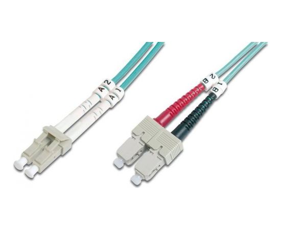 Digitus Patchcord światłowodowy, OM4, LC-SC, 3m (DK-2532-03-4)