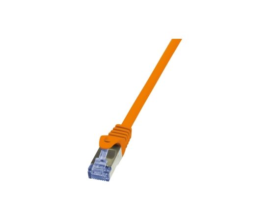 LogiLink Patchcord, CAT6A, S/FTP, PIMF, 3m, pomarańczowy (CQ3068S)