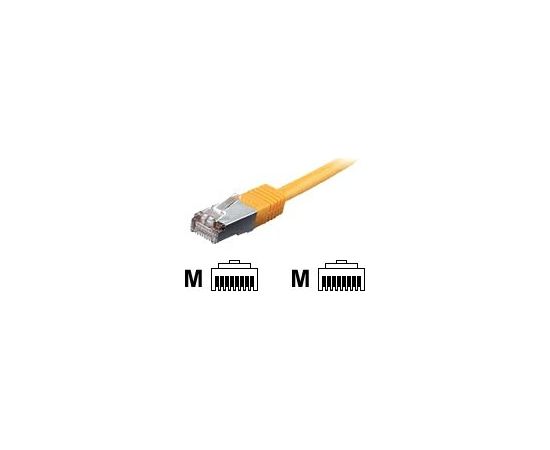 Equip Patchcord Cat6, S/FTP, HF, 250MHz, 15m, żółty (605568)