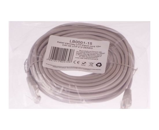 Libox UTP 15m CAT.5E UTP 4x2x26 AWG