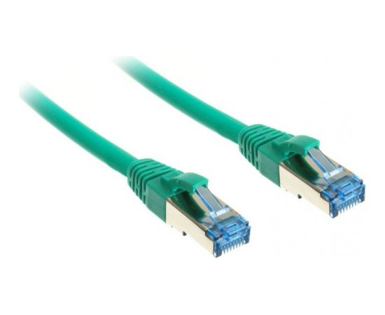 InLine Patch kabel sieciowy Cat.6A, S/FTP (PiMf), 500MHz, zielony, 5m (76805G)