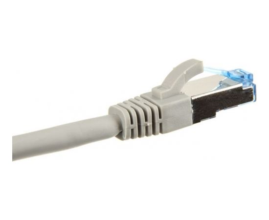 InLine Patch kabel sieciowy Cat.6A, S/FTP (PiMf), 500MHz, szary, 3m (76803)