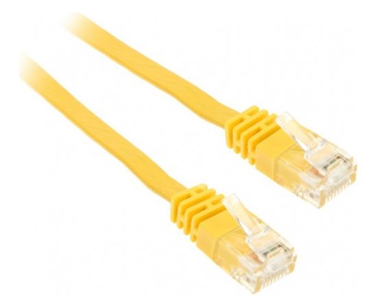 InLine 5m - kabel sieciowy U/UTP - 1000 Mbit - Cat.6 - RJ45 - żółty (71605Y)