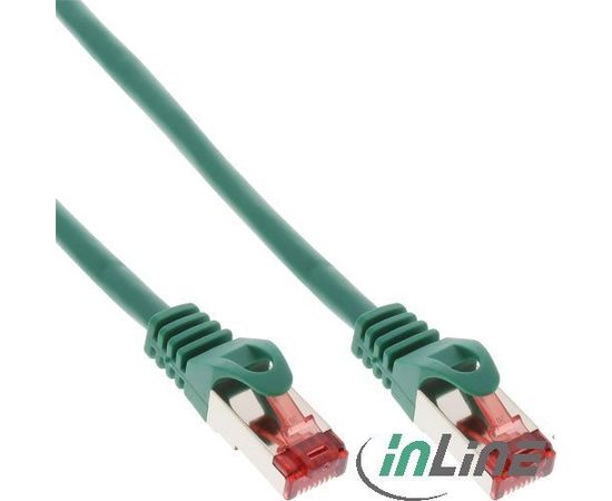 InLine Patchcord, Cat.6, S/FTP, 1m, zielony (76411G)