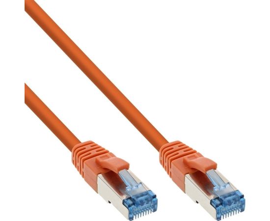 InLine Patch Cable - S / FTP (PiMf) - Cat.6A - 500MHz - Halogen Free - Copper - Orange - 15m (76815O)