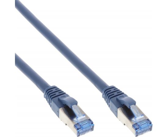 InLine Patch Cable - S / FTP (PiMf) - Cat.6A - 500MHz - Halogen Free - Copper - Blue - 20m (76820B)