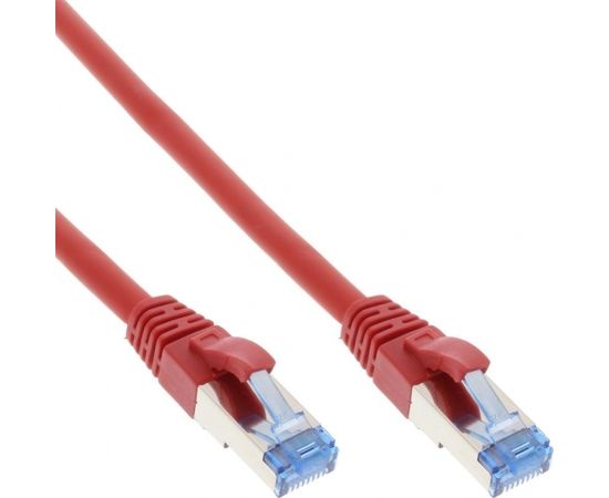 InLine Patch Cable - S / FTP (PiMf) - Cat.6A - 500MHz - Halogen Free - Copper - Red - 20m (76820R)