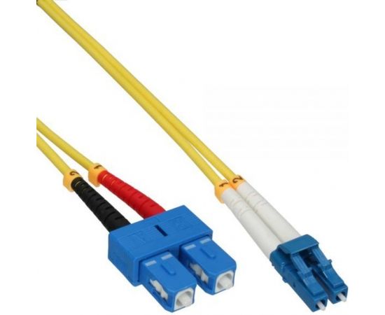 InLine Inline Kabel światłowodowy optyczny Duplex LC/SC 9/125µm, OS2, 25m