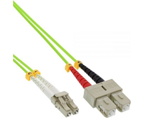 InLine Patchcord światłowodowy Duplex LC/SC, 50/125µm, OM5, 0.5m (88644Q)