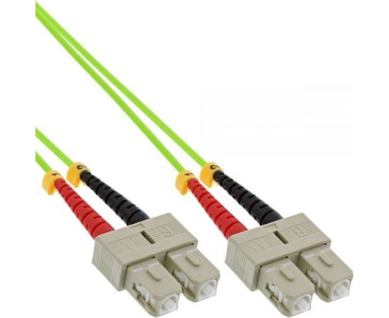 InLine Patchcord światłowodowy Duplex SC/SC, 50/125µm, OM5, 10m (83510Q)