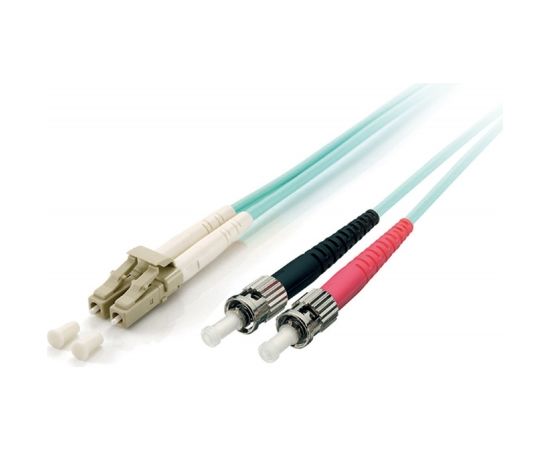 Equip Patchcord światłowodowy LC - ST Multimode Duplex OM3, 3m (255213)