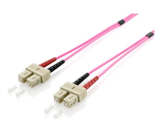 Equip Patchcord światłowodowy SC - SC Multimode Duplex OM4, 0.5m (255529)