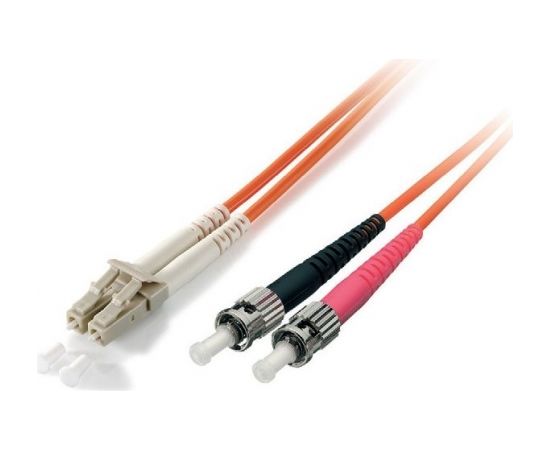 Equip Patchcord światłowodowy LC - ST Singlemode Duplex OS2, 10m,żółty (254236)