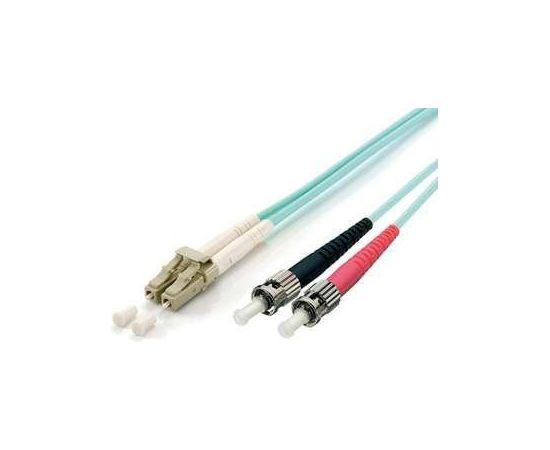 Equip Patchcord światłowodowy LC - ST Multimode Duplex OM3, 1m (255211)