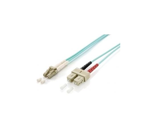 Equip Patchcord światłowodowy LC - SC Multimode Duplex OM3, 10m (255316)