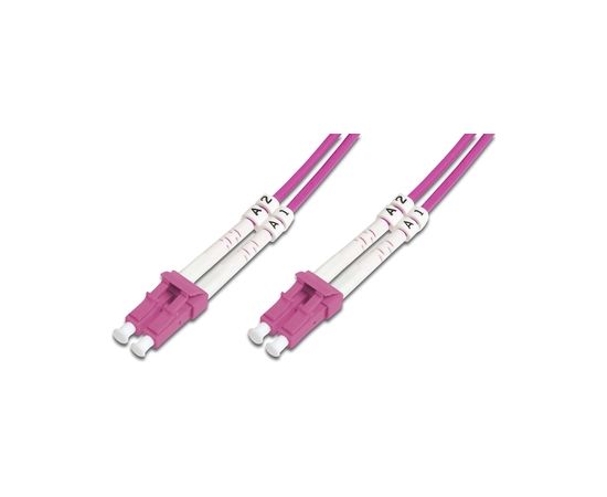 Digitus Patchcord światłowodowy LC/LC, OM4, 10m (DK-2533-10-4)