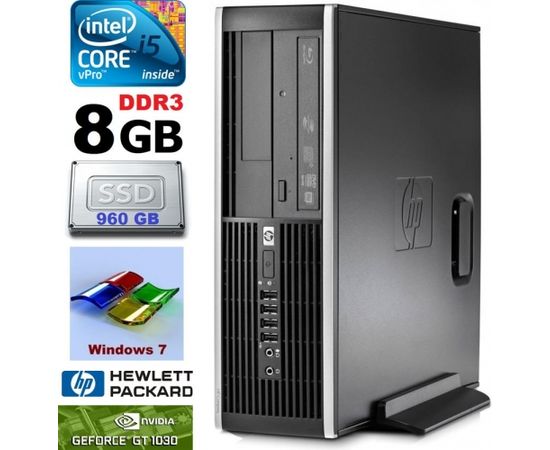 HP 8100 Elite SFF i5-650 8GB 960SSD GT1030 2GB DVD WIN10PRO/W7P