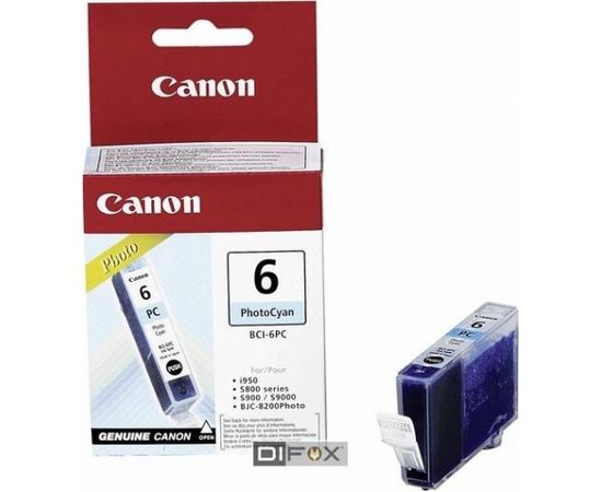 3 Canon BCI-6 PC photo cyan