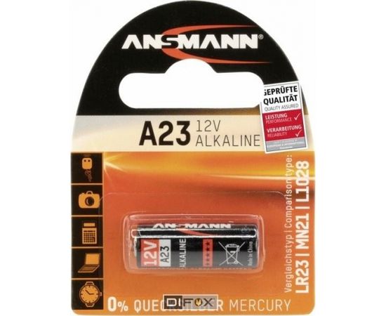 Ansmann Alkaline A 23 12 V for remote controls