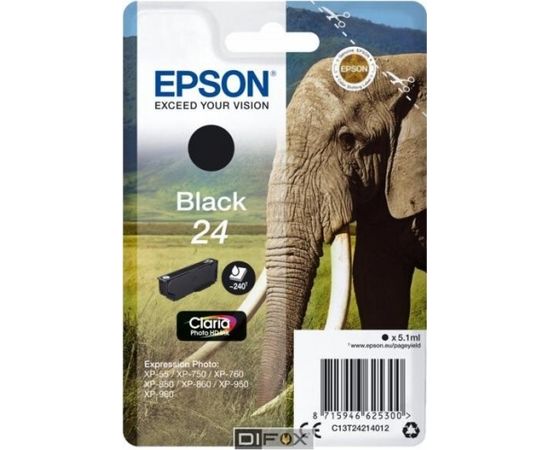 Epson ink cartridge black Claria Photo HD T 242     T 2421