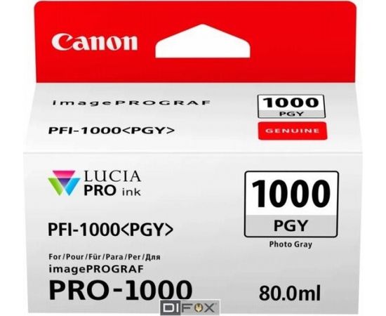 Canon PFI-1000 PGY photo grey