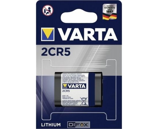 VARTA Primary Battery 6V 2CR5 Lithium