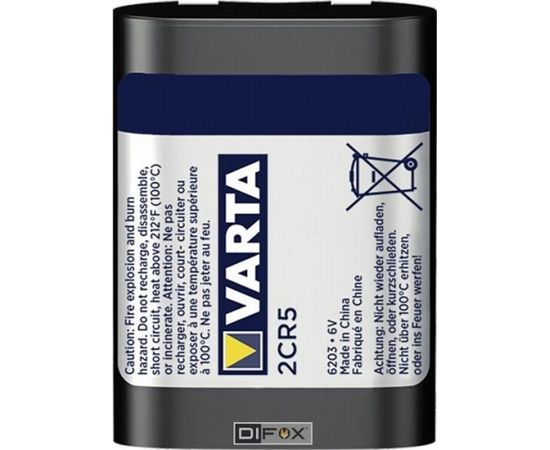 VARTA Primary Battery 6V 2CR5 Lithium