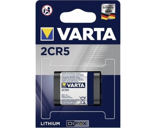 VARTA Primary Battery 6V 2CR5 Lithium