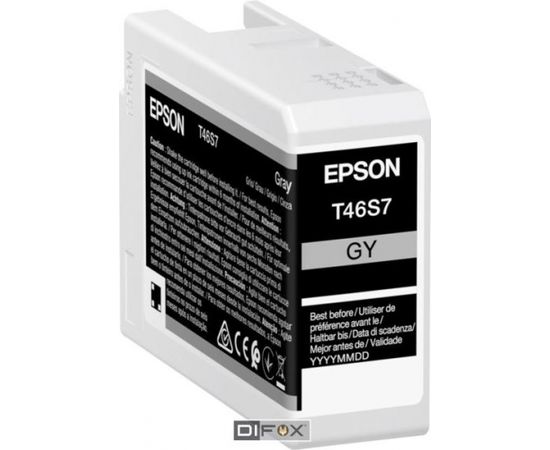 Epson ink cartridge gray T 46S7 25 ml Ultrachrome Pro 10
