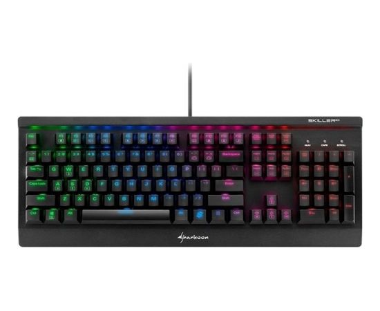 Sharkoon Skiller MECH SGK3 RGB Kailh Red NTZS800 klaviatūra Klaviatūras