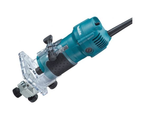 Makita 3710 530W 6.35mm Laminate Trimmer With Clear Tilt Base