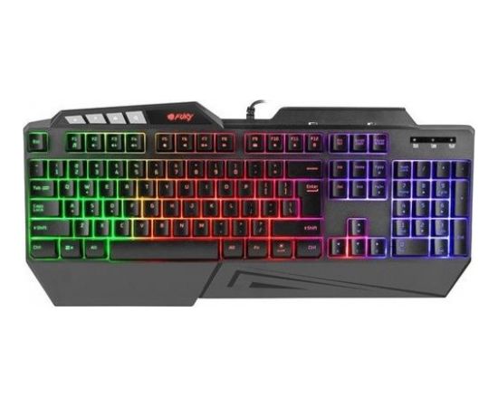 GENESIS Fury Skyraider Gaming Keyboard, US Layout, Wired, Black