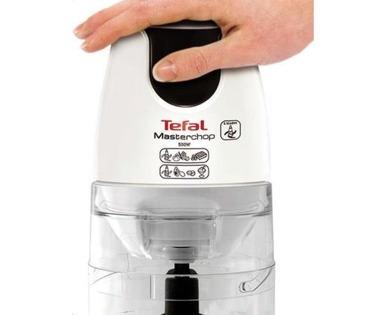 TEFAL MB450B38 SMART DOUBLE balts/melns smalcinātājs