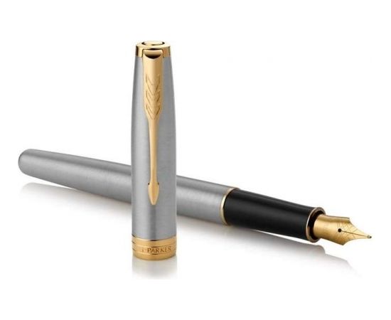 Tintes pildspalva PARKER  Sonnet Stainless Steel GT Medium