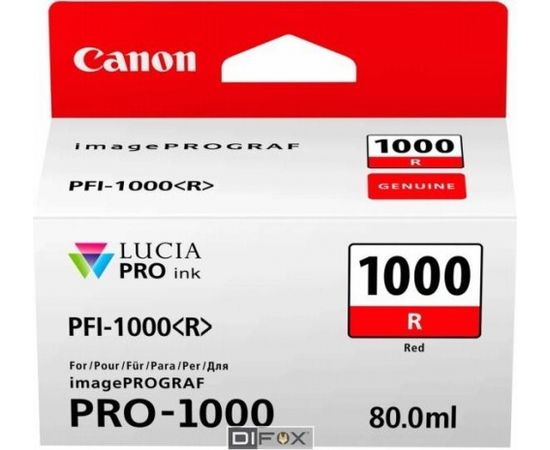 Canon PFI-1000 R red