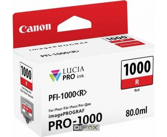 Canon PFI-1000 R red